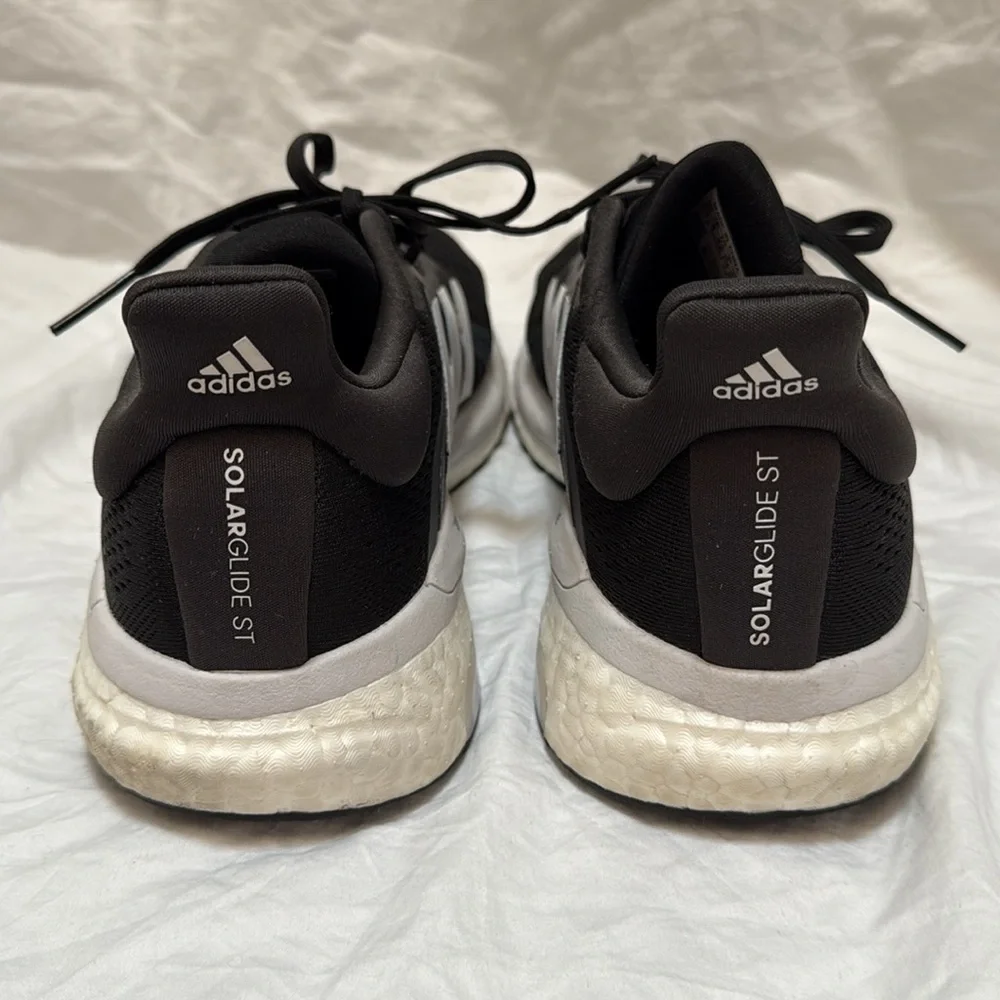 Women’s Adidas Black and White Sneakers Solar Glide ST. Size 9.5 - Picture 5 of 13
